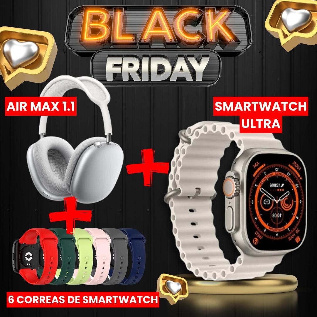 🔥 Promoción Combo Air Max 1.1 + SmartWatch Ultra - Últimas Unidades